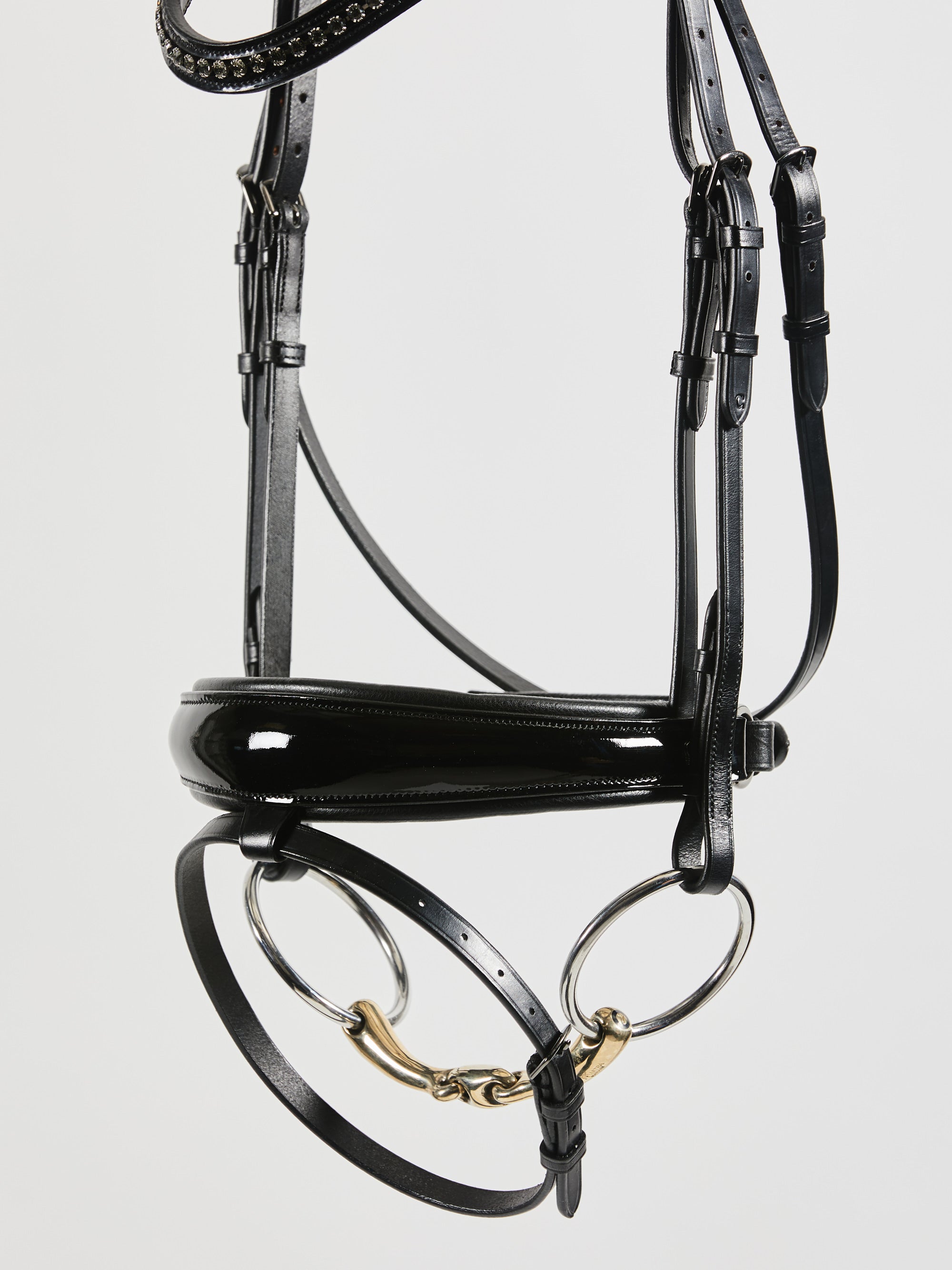 Kingsley | Bride ronde en cuir verni