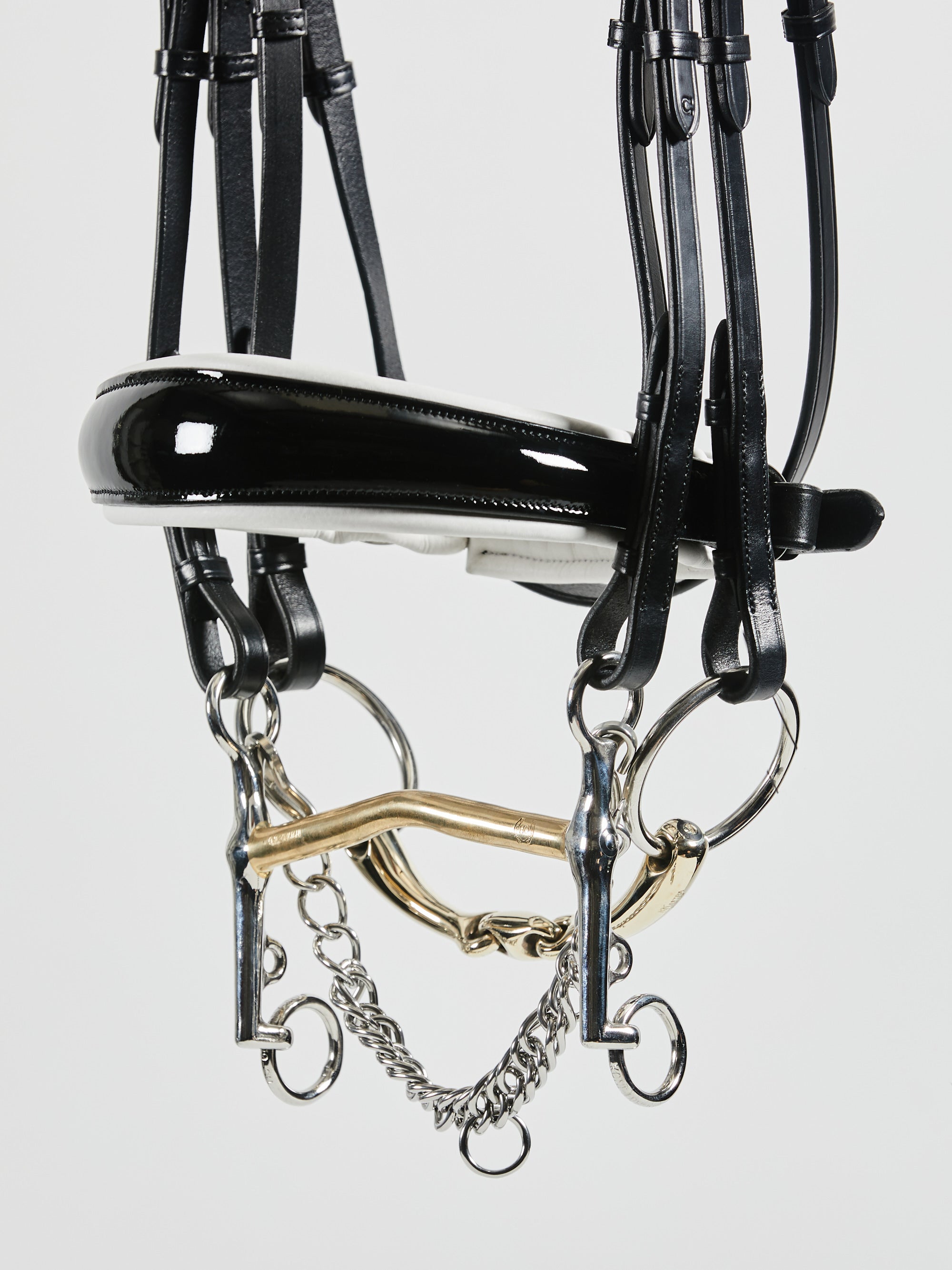 Kingsley | Double Bridle Patent Leather